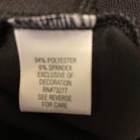 NWOT Dana Buchman Open Front Blazer- Black KOHLS - Picture 4 of 7